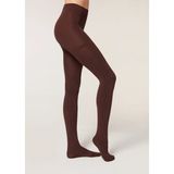 Calzedonia Termal Opak Külotlu Çorap - 848 - Kahverengi