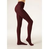 Calzedonia Termal Opak Külotlu Çorap - S - 2240-Bordo - Kırmızı