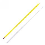 Cam Alkollu Termometre - Kimya Termometresi -10-110C - Net Gosterge - 75 Mm Daldirma Derinligi