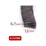 Cam Balkon, Sürgülü Kapı Fitili, Kıl Fitil, Taban 6,7 Mm, Yükseklik 15 Mm, Uzunluk 10 Metre 67x1500 Diğer