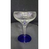 Cam Bardak Dondurmalık Weston Glass Kesme Berrak Likör Yükseklik 15CM Çap 10CM Mumluk 1 Adet