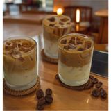 Cam Bardakta Ice Latte Kahve Kokulu Mum - 1 Adet