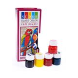 Cam Boyası 10 Renk 15 Ml 1 Paket Cam Vitray Boyası Vitray Boya Seti 10 Lu