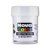 Cam Boyası Vitray Boyası 25 Ml 1 Adet Nova Color Su Bazlı Renkli Cam Vitray Boyası 1 Adet 25 Ml