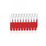 Cam Deney Tupu 16X100 Mm - 20 Adetlik Set - Hacim: 12Ml - Isiya Dayanikli