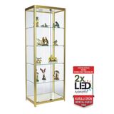 Cam Dolap Camlı Vitrin - Camlı Dolap - Camlı Koleksiyon Vitrini - Teşhir Vitrini 180x60x40