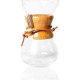 Cam Dripper Kahve Ekipmanı, 600 Ml, 4 Cup (Chemex Modeli) - Çok Renkli