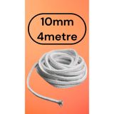 Cam Elyaf/ Fiberglass/ Isıya Dayanıklı Fitil 4 Metre 10mm Soba-şomine Fitili
