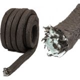 CAM ELYAF ÖRGÜLÜ GRAFİTLİ 10*10 MM (10MT)