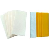 Cam Filmi Çekme Uygulama Aparatı Yedek Ucu Yün Keçeli 10X5 cm 1 Adet - 10 x 5 cm