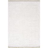 ÇAM HALI ALAÇATI 7802 KREM İskandinav Desenli Koridor Halısı Kesme Yolluk Mutfak Halısı Modern Salon, Krem, 100 x 200