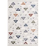 ÇAM HALI ALAÇATI 7804 MULTİ İskandinav Desenli Koridor Halısı Kesme Yolluk Mutfak Halısı Modern Salo, Multi 4, 120 x 500