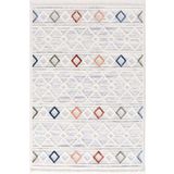 ÇAM HALI ALAÇATI 7805 MULTİ İskandinav Desenli Koridor Halısı Kesme Yolluk Mutfak Halısı Modern Salo, Multi 5, 120 x 250