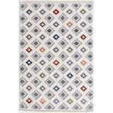 ÇAM HALI ALAÇATI 7806 MULTİ İskandinav Desenli Koridor Halısı Kesme Yolluk Mutfak Halısı Modern Salo, Multi 2, 100 x 450