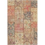 Çam Halı Anatolia 32-031 Etnik Eskitme Patchwork Desenli Dokuma Tabanlı Yıkanabilir Şönil Salon ve O, Multi 8, 230 x 330