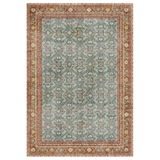 Çam Halı Anatolia 32-039 Etnik Eskitme Desenli Dokuma Tabanlı Yıkanabilir Şönil Salon ve Oda Halısı, Multi 14, 75 x 150