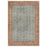 Çam Halı Anatolia 32-039 Etnik Eskitme Desenli Dokuma Tabanlı Yıkanabilir Şönil Salon ve Oda Halısı, Multi 14, 75 x 300
