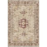 Çam Halı Anatolia 32-041 Etnik Eskitme Desenli Dokuma Tabanlı Yıkanabilir Şönil Salon ve Oda Halısı, Multi 20, 75 x 300