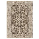 Çam Halı Anatolia 32-043 Etnik Eskitme Desenli Dokuma Tabanlı Yıkanabilir Şönil Salon ve Oda Halısı, Kahverengi 2, 230 x 330