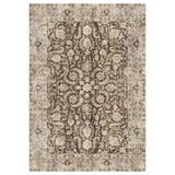 Çam Halı Anatolia 32-043 Etnik Eskitme Desenli Dokuma Tabanlı Yıkanabilir Şönil Salon ve Oda Halısı, Kahverengi 2, 250 x 350