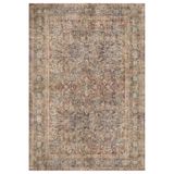 Çam Halı Anatolia 32-049 Etnik Eskitme Desenli Dokuma Tabanlı Yıkanabilir Şönil Salon ve Oda Halısı, Multi 12, 130 x 190