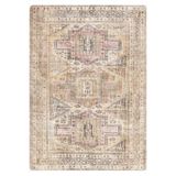 Çam Halı Anatolia 32-052 Etnik Eskitme Desenli Dokuma Tabanlı Yıkanabilir Şönil Salon ve Oda Halısı, Multi 11, 75 x 300