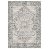 Çam Halı Anatolia 32-066 Etnik Eskitme Desenli Dokuma Tabanlı Yıkanabilir Şönil Salon ve Oda Halısı, Gri, 150 x 230