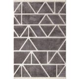 Çam Halı Aspendos 2210 Gri Koridor Halısı Kesme Yolluk Mutfak Halısı Modern Salon Halısı, Gri 8, 80 x 350