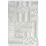 Çam Halı Aspendos 2213 Krem Koridor Halısı Kesme Yolluk Mutfak Halısı Modern Salon Halısı, Krem 2, 120 x 450
