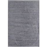 Çam Halı Astana 8205 Gri Koridor Halısı Kesme Yolluk Mutfak Halısı Modern Salon Halısı, Gri 3, 160 x 250
