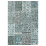 Çam Halı Çam Halı Siesta Patchwork 32-459 Etnik Eskitme Desenli Dokuma Tabanlı Yıkanabilir Şönil Salon ve Oda