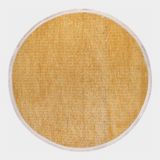 Çam Halı Crea Decolux Azade 8202 Sarı Daire Özel Kaymaz Tabanlı Pamuk Dokuma Kilim