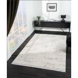 Çam Halı Crown FL004G Krem Vizon Modern Desen Salon Halısı