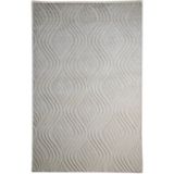 Çam Halı Emboss JR 10 White Modern Desen Yeni Zellanda Yünü ve Viskon El Dokuması Halı