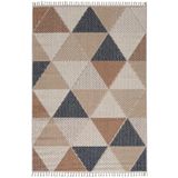 Çam Halı Enti Halı Bukle 1405 Sarı Iskandinav Desenli Makine Halısı, Sarı, 200 x 290