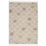 Çam Halı Enti Halı Bukle 1411 Krem Iskandinav Desenli Makine Halısı, Krem, 100 x 200
