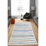 Çam Halı Enti Halı Polo 7803 Multi Iskandinav Desenli Renkli Makine Halısı, Multi 2, 100 x 300