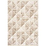 Çam Halı Enti Halı Step 2201 Krem Iskandinav Desenli Makine Halısı, Krem, 80 x 300