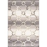 Çam Halı Enti Halı Step 2203 Gri Iskandinav Desenli Makine Halısı, Gri, 80 x 150