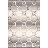 Çam Halı Enti Halı Step 2203 Gri Iskandinav Desenli Makine Halısı, Gri, 80 x 300