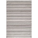 Çam Halı Enti Halı Step 2207 Gri Iskandinav Desenli Makine Halısı, Gri, 80 x 150