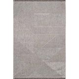 Çam Halı Enti Halı Vega 1456 Gri Iskandinav Desenli Makine Halısı, Gri, 200 x 290