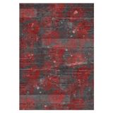 Çam Halı Gloria TD186 Kırmızı Modern Desen Dokuma Saçaklı Kilim