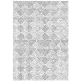 Çam Halı Gloria TD308 Gri Modern Desen Dokuma Saçaklı Kilim