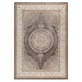 Çam Halı Gloria TD32803 Kahverengi Klasik Desen Dokuma Saçaklı Kilim