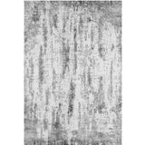 Çam Halı Gloria TD32902 Gri Modern Desen Dokuma Saçaklı Kilim