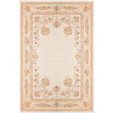 Çam Halı Gloria TD68801 Bej Klasik Desen Dokuma Saçaklı Kilim