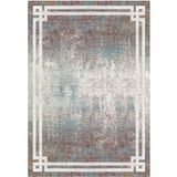 Çam Halı Gloria TD717 Multi Art Deco Modern Desen Dokuma Saçaklı Kilim