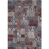 Çam Halı Gloria TD75601 Multi Patchwork Desen Dokuma Saçaklı Kilim