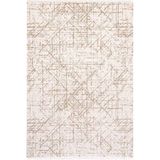 Çam Halı Lizbon 4505 Vizon 80x150 cm Enti Halı Modern Eskitme Desenli Makine Halısı